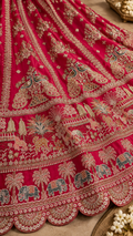 F10 Red Embroidered Blouse