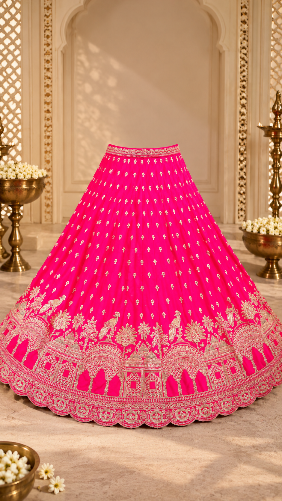 F9 Pink Embroidered Blouse