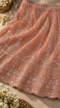 F12 Dusty Rose Embroidered Blouse
